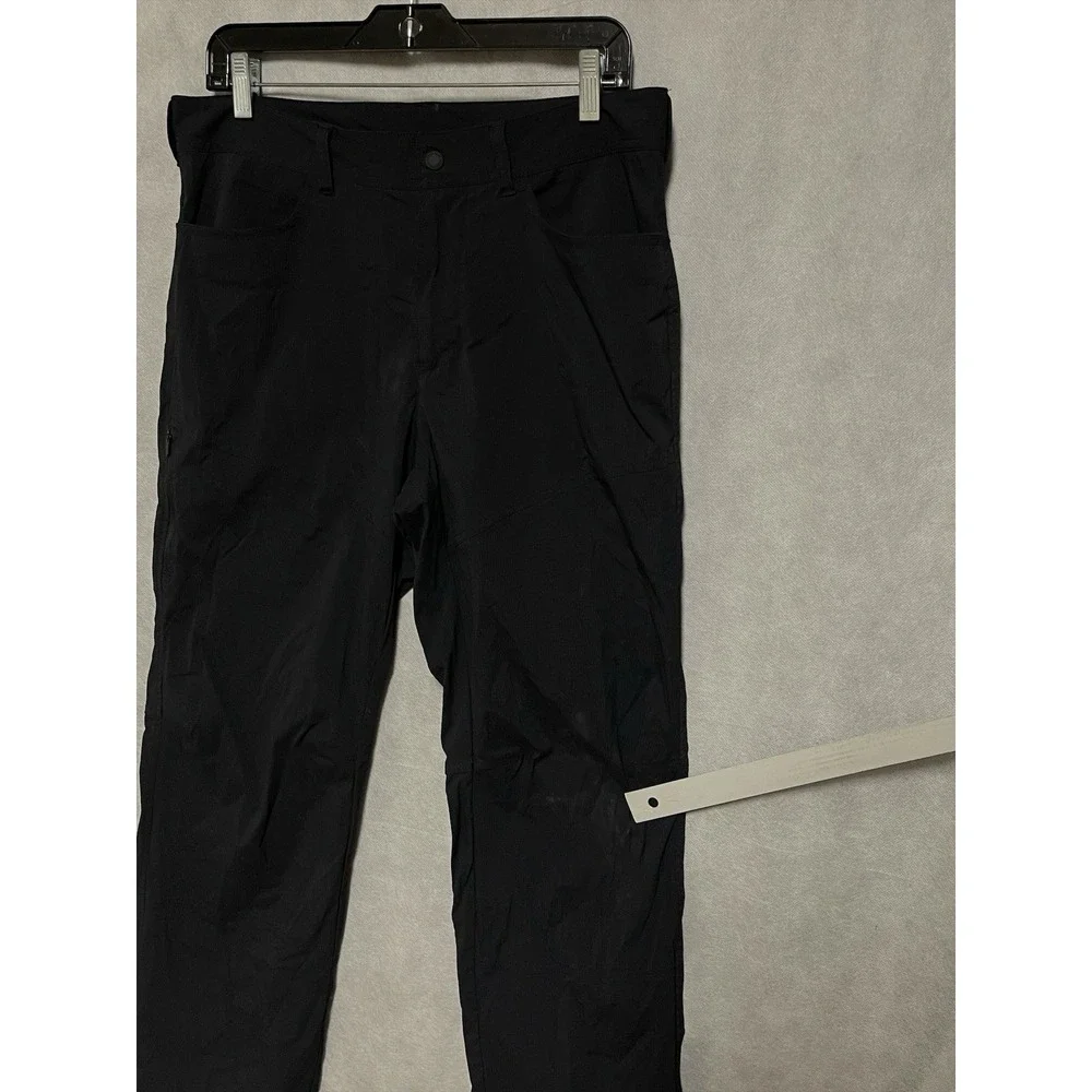 Mountain Hardwear Pants Men 34x30 Black Wildlands Cargo Softshell Ripstop OM4953